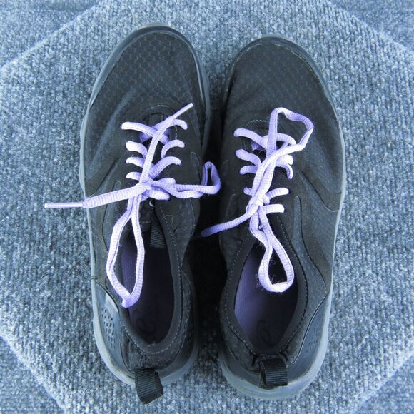 Easy Spirit Reinvent Women Sneaker Shoes Size 7.5 Medium Black Fabric Lace Up - Picture 6 of 10